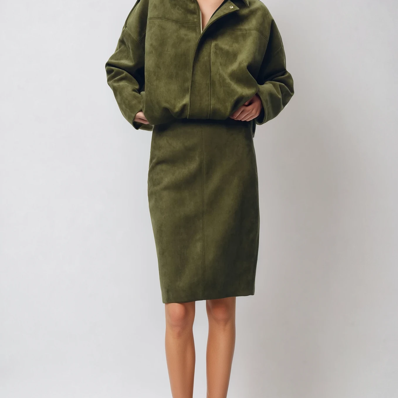 SOFIA - Jachetă din Suede