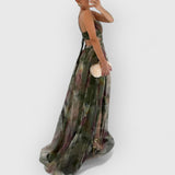 Verity - Rochie lungă cu imprimeu floral