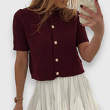 Liova – Cardigan scurt cu nasturi