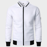 Malcom - Pulover striat cu fermoar