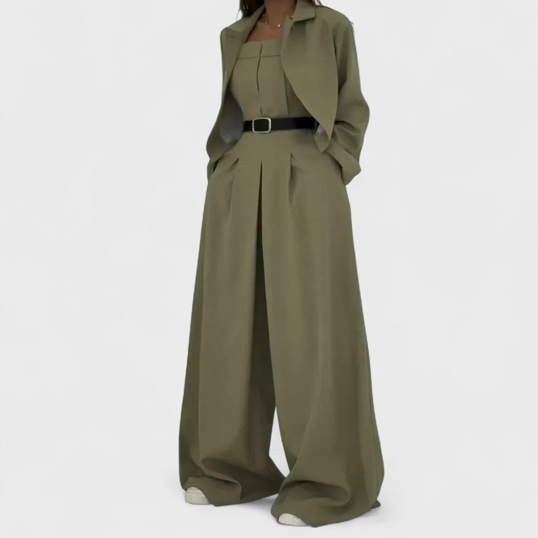 Eclat - Set femei bustier + sacou - Stil elegant și trendy