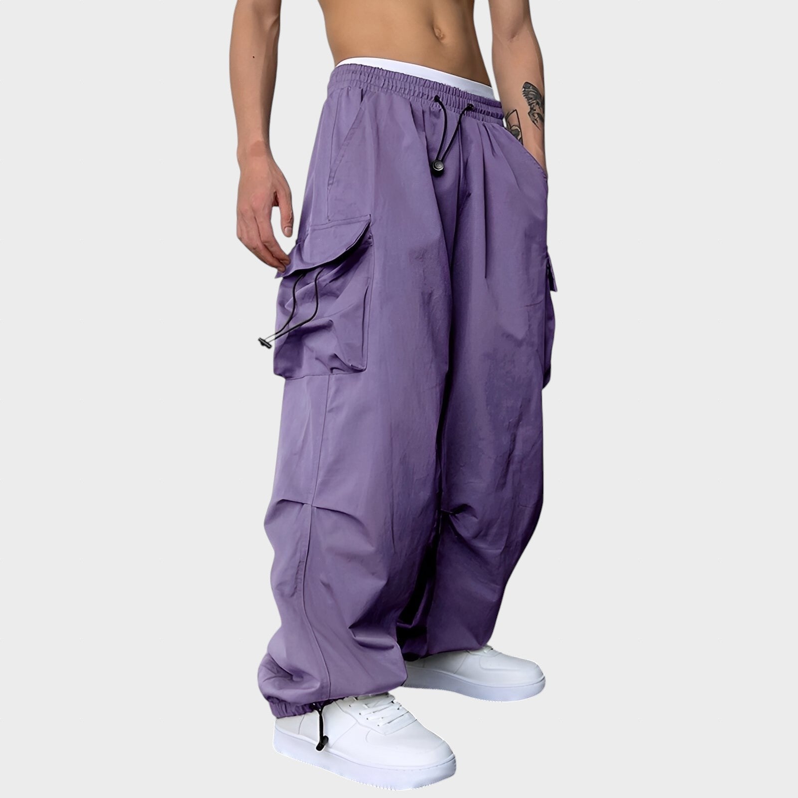 Kaleb - Pantaloni Cargo De Tip Baggy