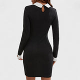 Fatima - Rochie elegantă cu guler