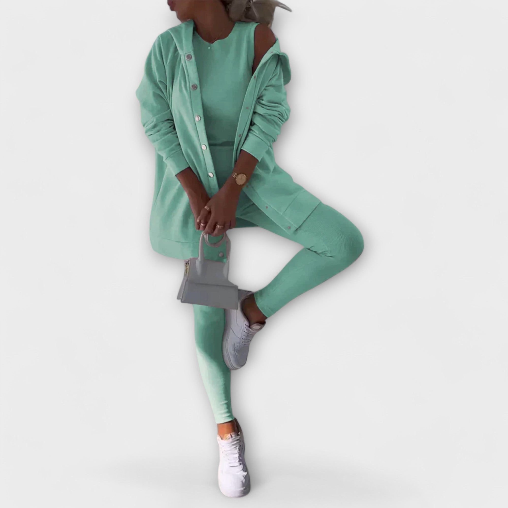 Set de trei piese cu cardigan