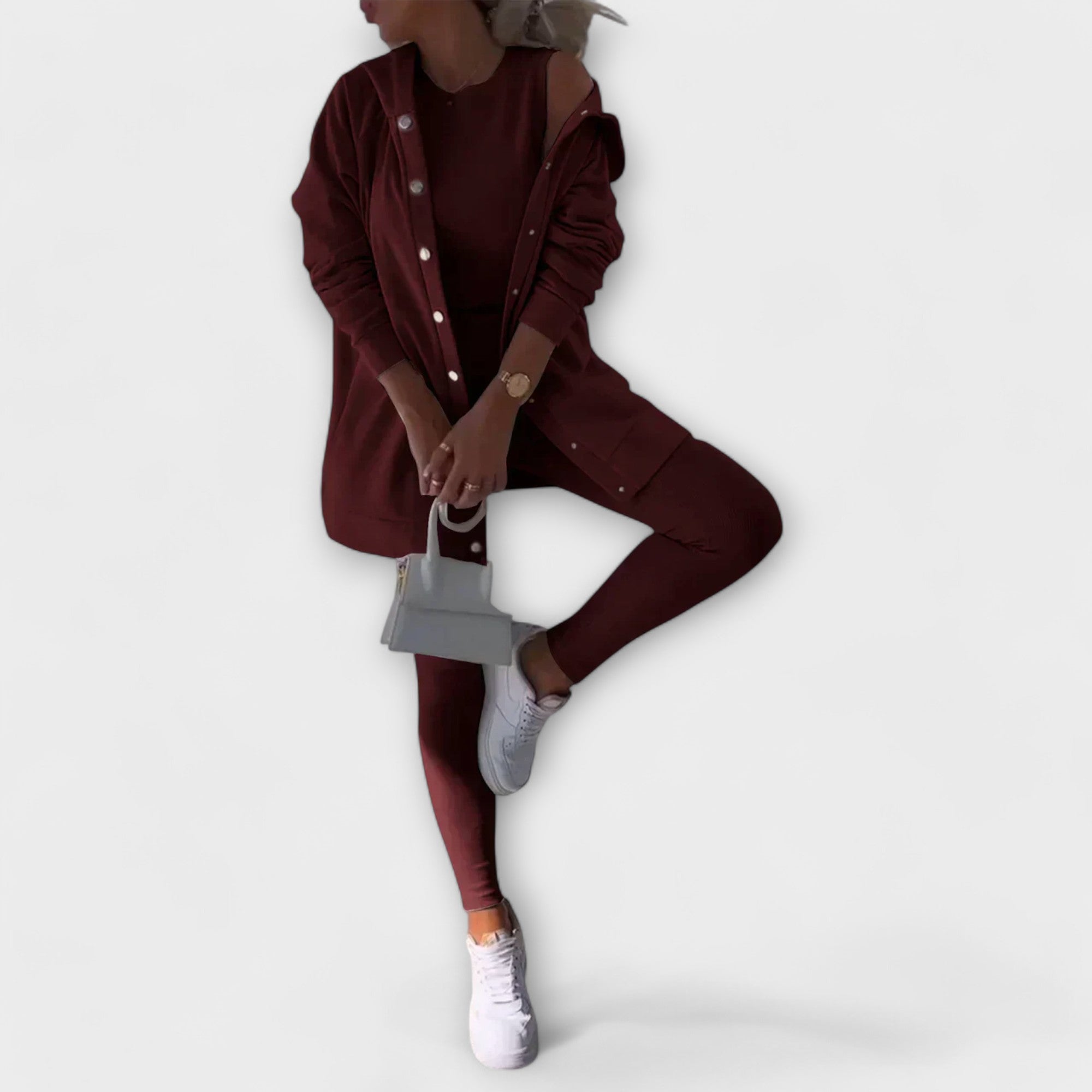 Set de trei piese cu cardigan