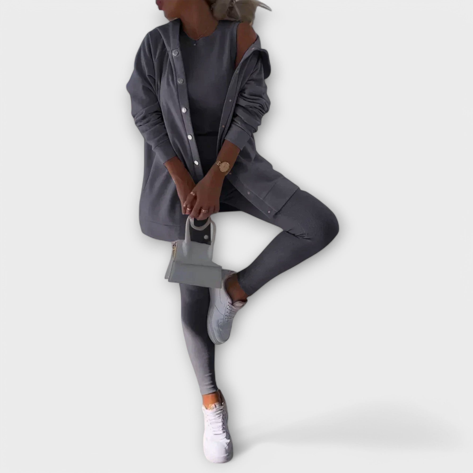 Set de trei piese cu cardigan