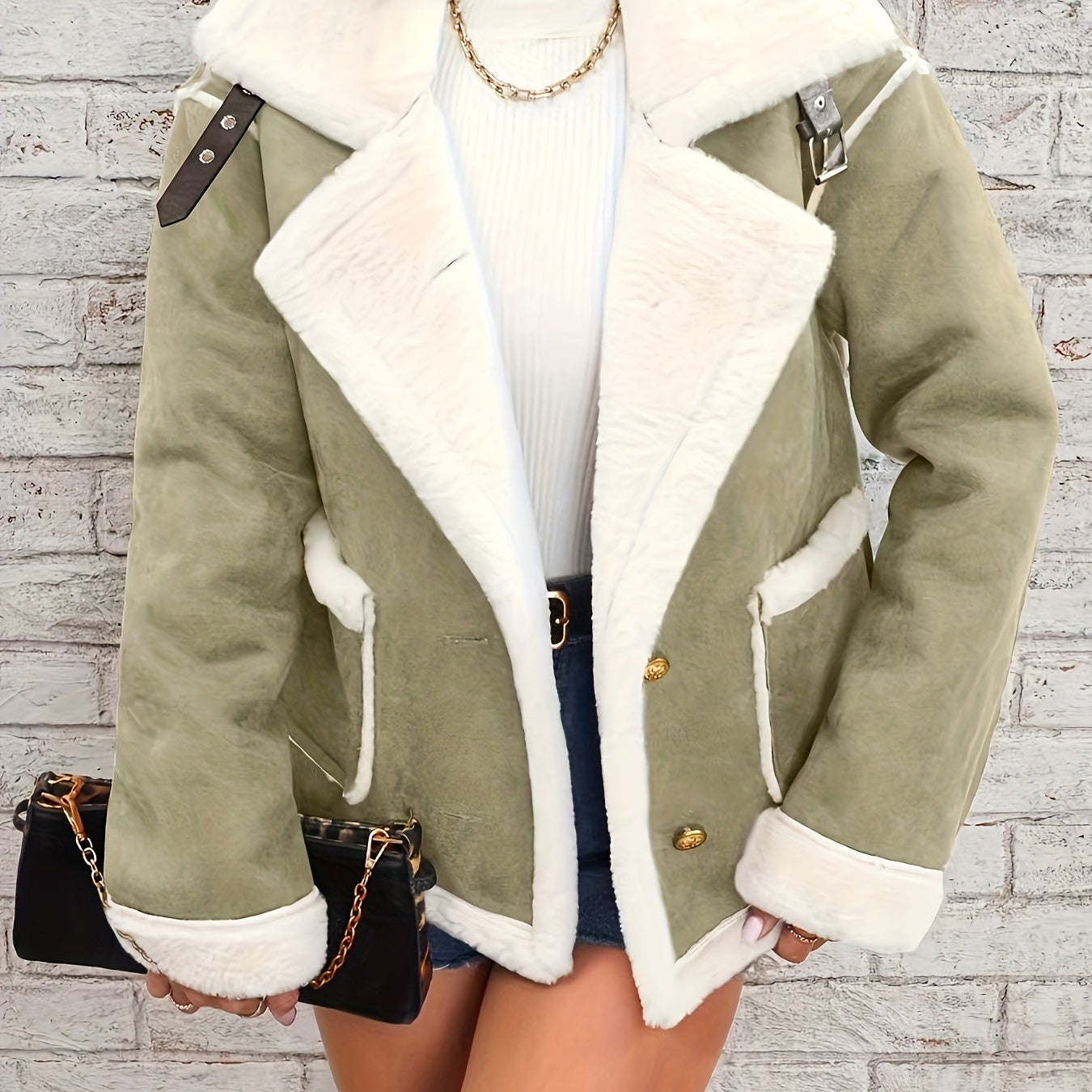 Isabella™ Geacă de Iarnă Căptușită cu Blană Sintetică