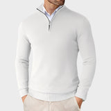 Darrell - Pulover cu fermoar din material tricotat