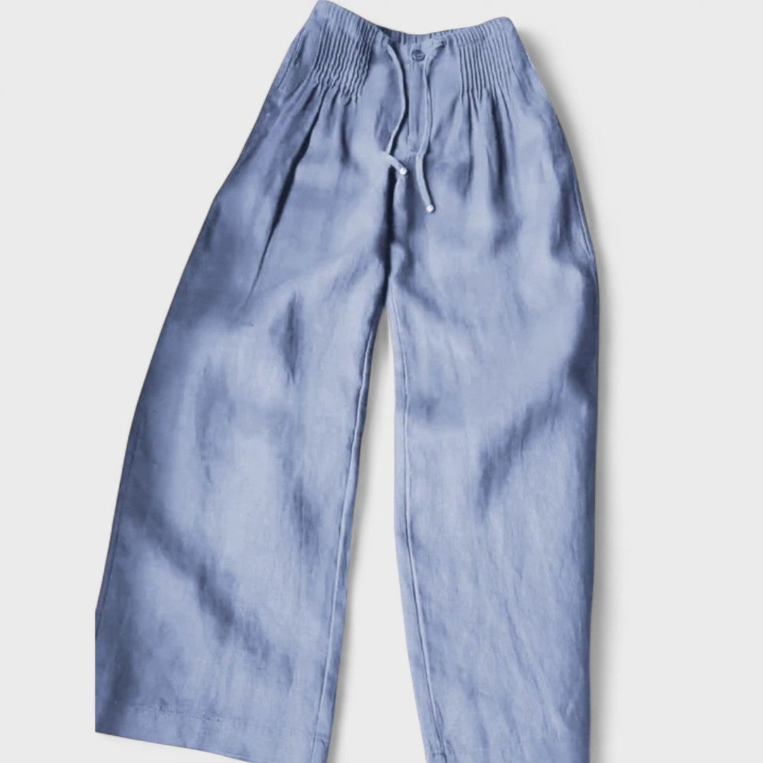 Isalie - Pantaloni cu picior larg