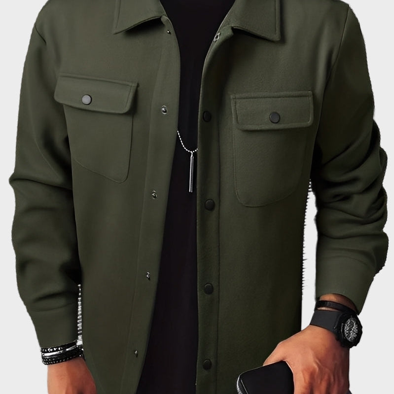 Clinton - Sacou modern cu revere și buzunare