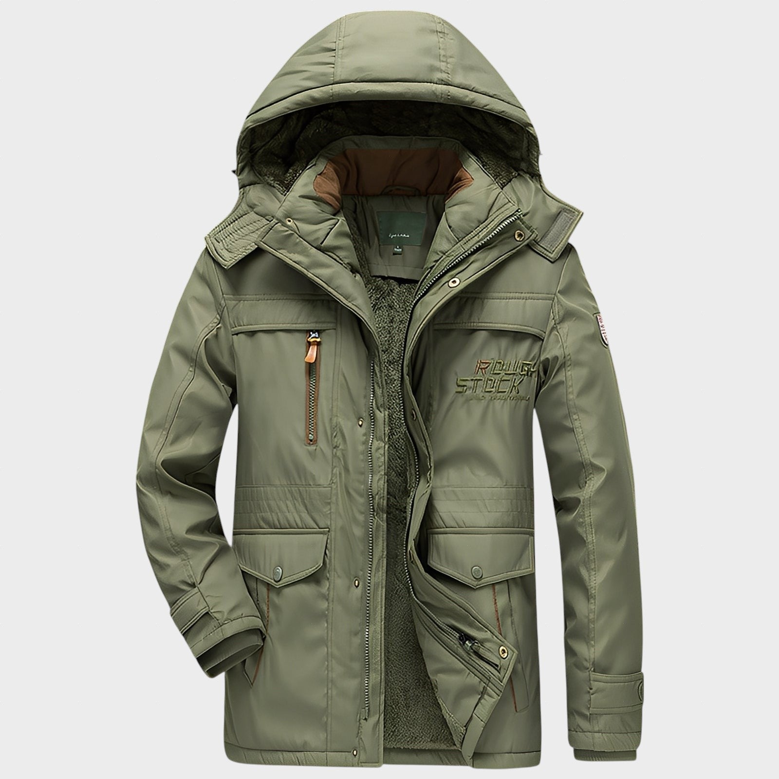 Roydon - Jachetă de iarnă călduroasă cu buzunare