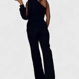 Ines - Salopetă modernă cu picioare largi