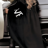 MARISELLE | Jachetă cu mâneci tricotate și glugă