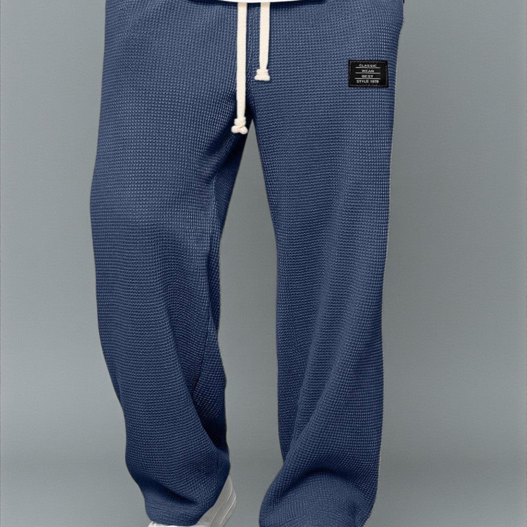 Robert - Pantaloni cu croi larg și talie reglabilă