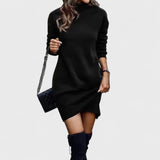 Nicolas - Rochie casual cu mânecă lungă