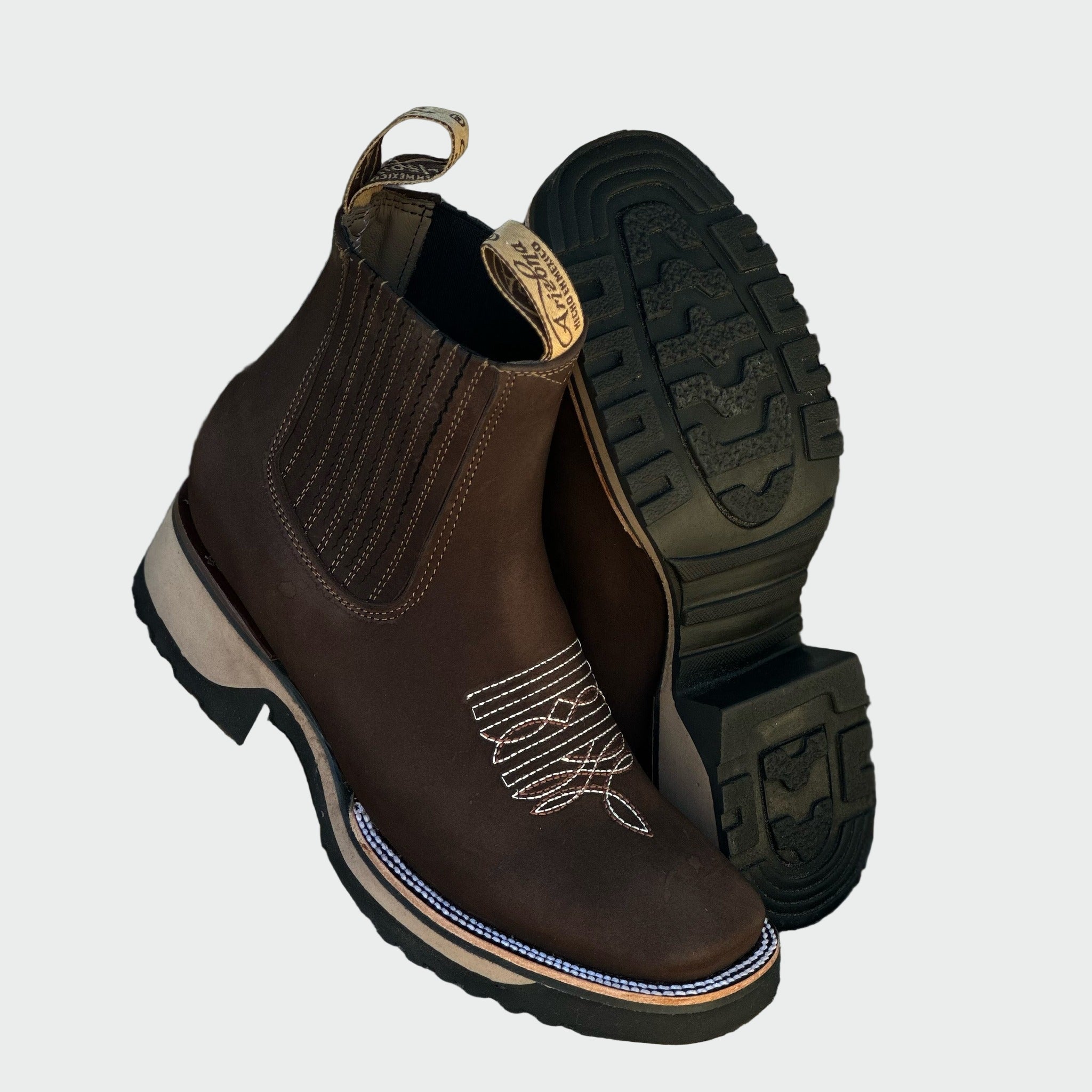 Cizme cowboy din piele