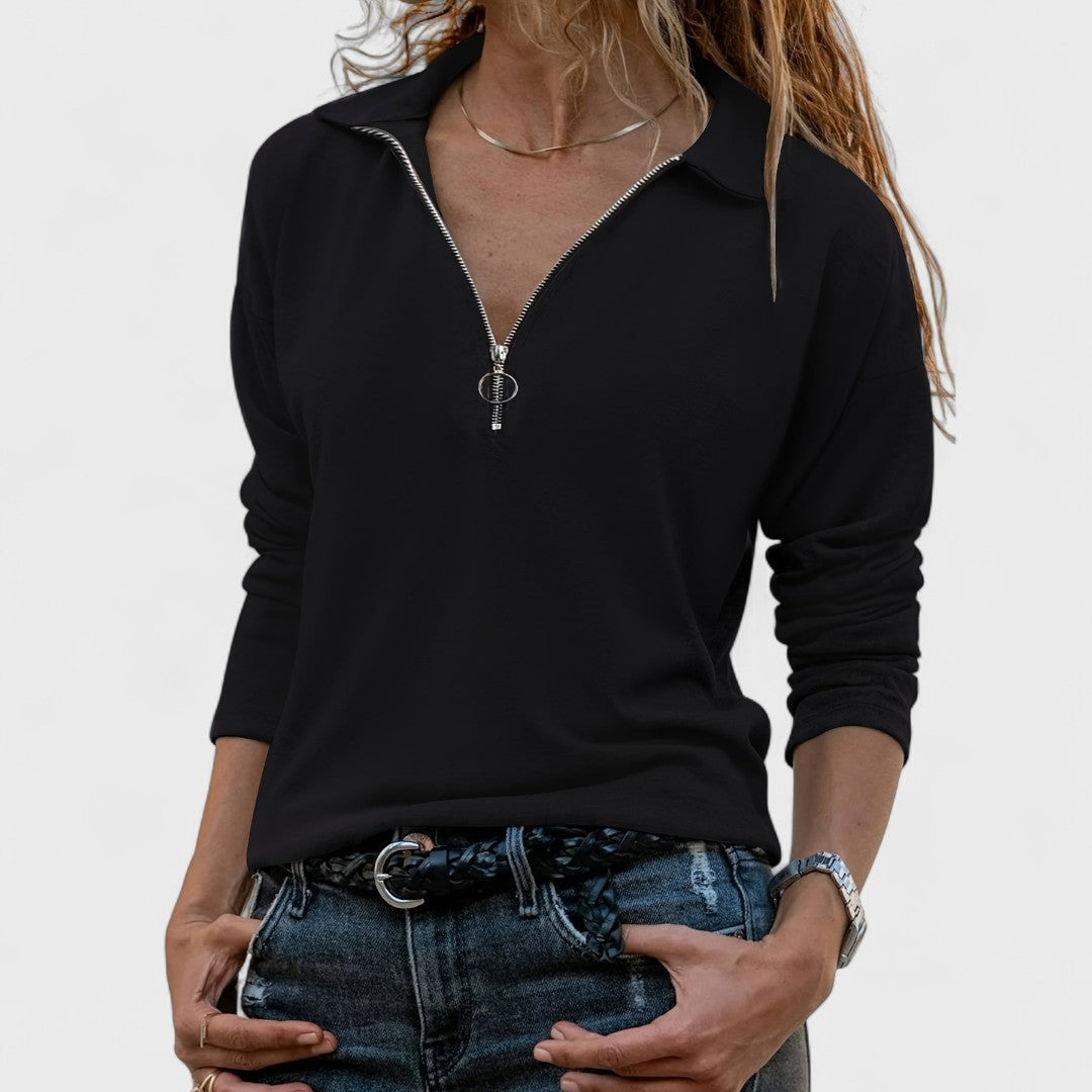 Madonna - Bluză elegantă cu mânecă lungă