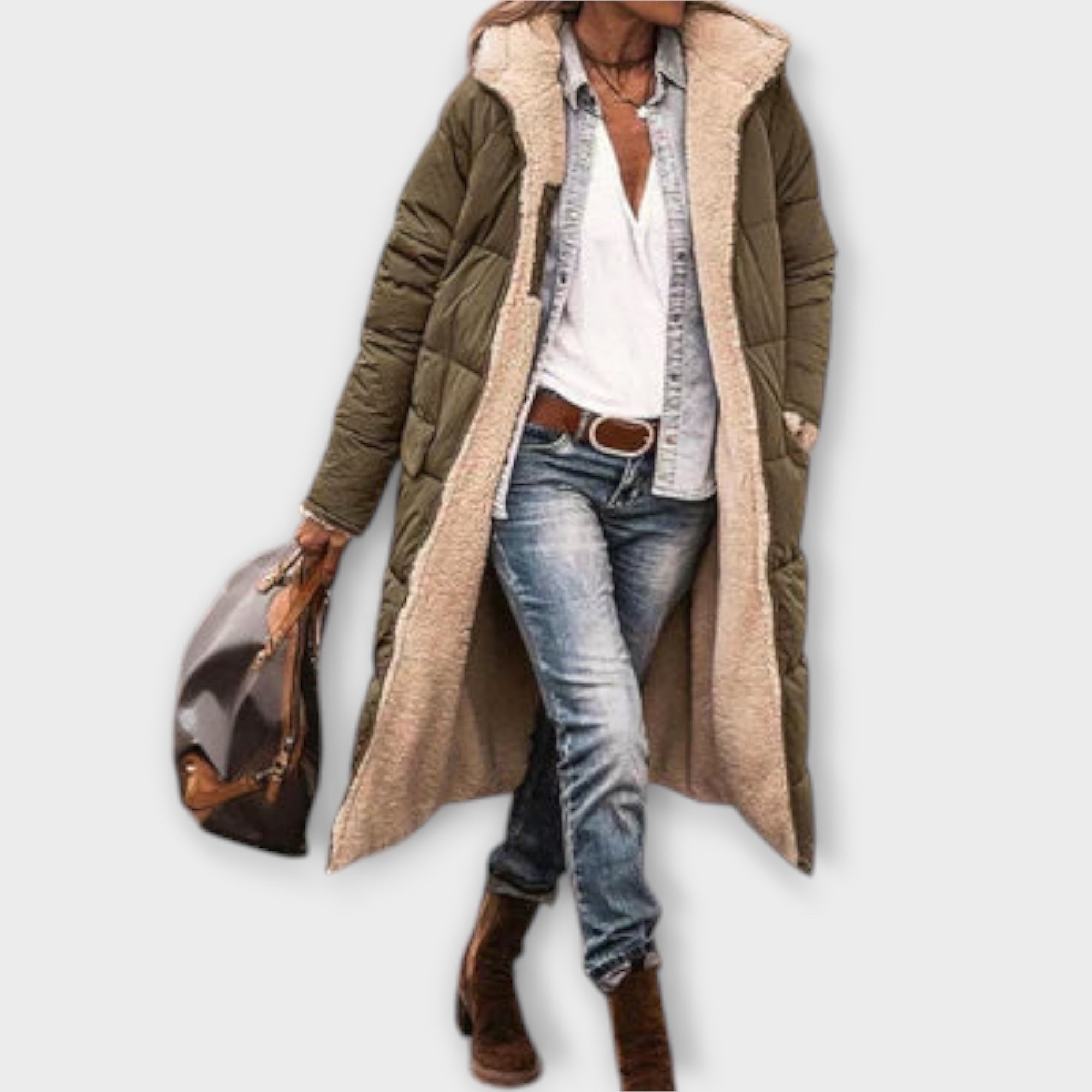 Kora - Mantou cu căptușeală din fleece