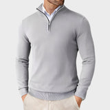 Darrell - Pulover cu fermoar din material tricotat