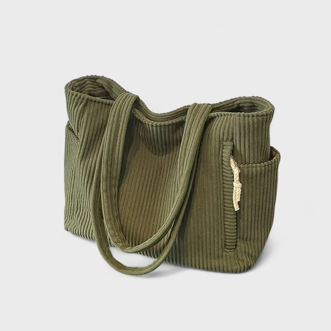 Tilda – Geantă tote cu nervuri și șnur