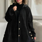 Ingrid | Jachetă călduroasă de toamnă din catifea