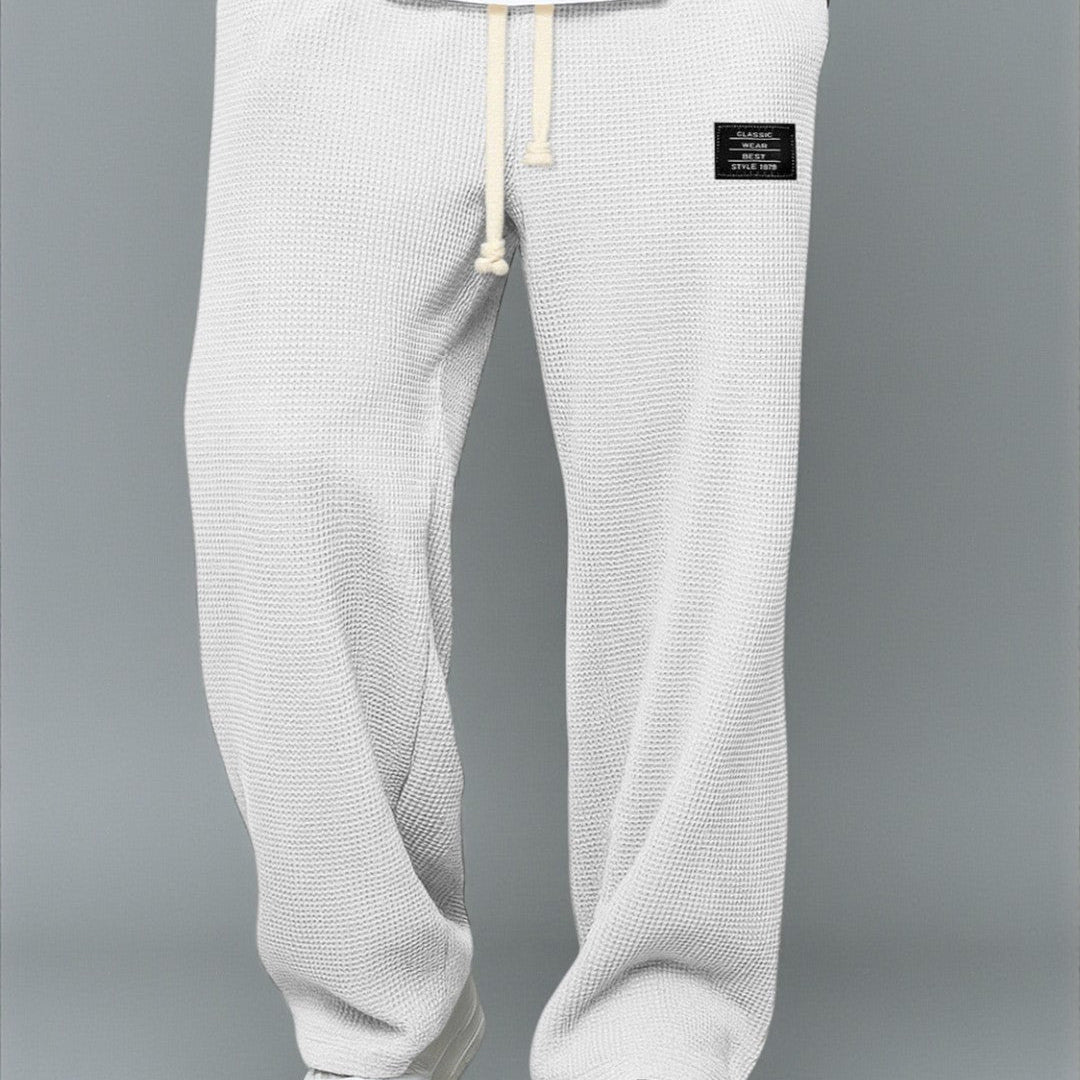 Robert - Pantaloni cu croi larg și talie reglabilă