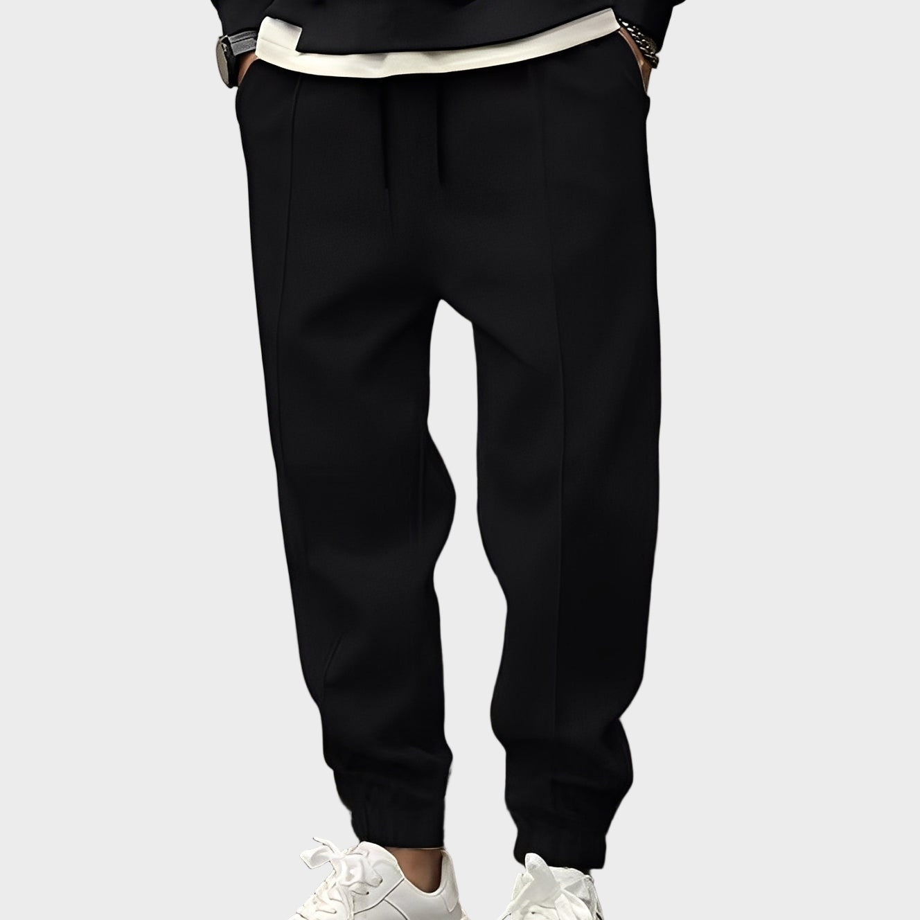 Philip - Pantaloni largi, groși și comozi