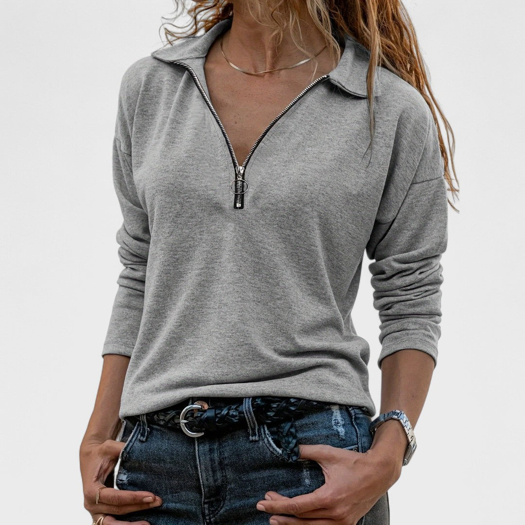 Madonna - Bluză elegantă cu mânecă lungă