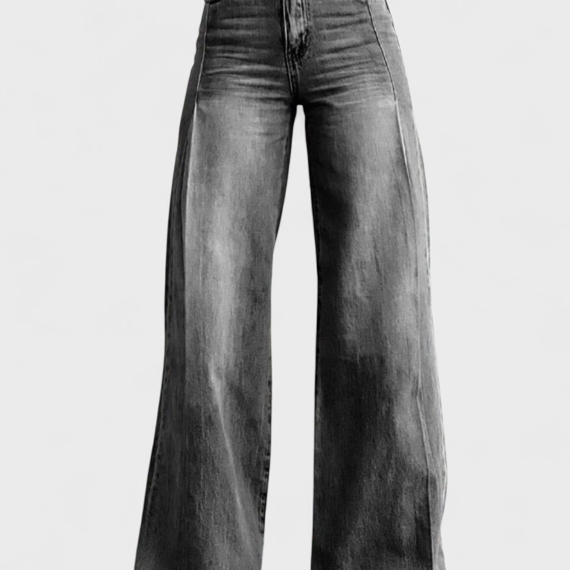 Avery - Pantaloni casual eleganți cu picior larg