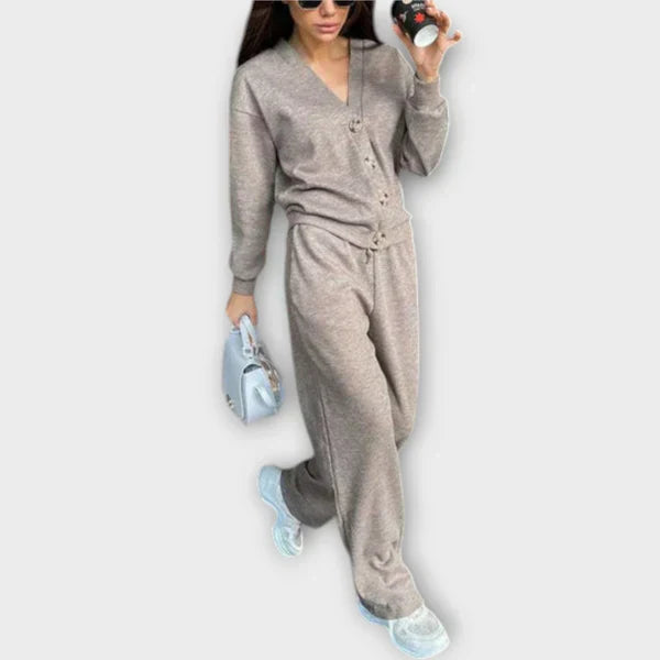 Bluză cu mânecă lungă și pantaloni