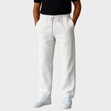 Darius - Pantaloni Eleganți Din In