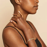 Mayzharine | Brățară Cubano din Aur de 18k