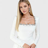 Celeste - Rochie din Cristal