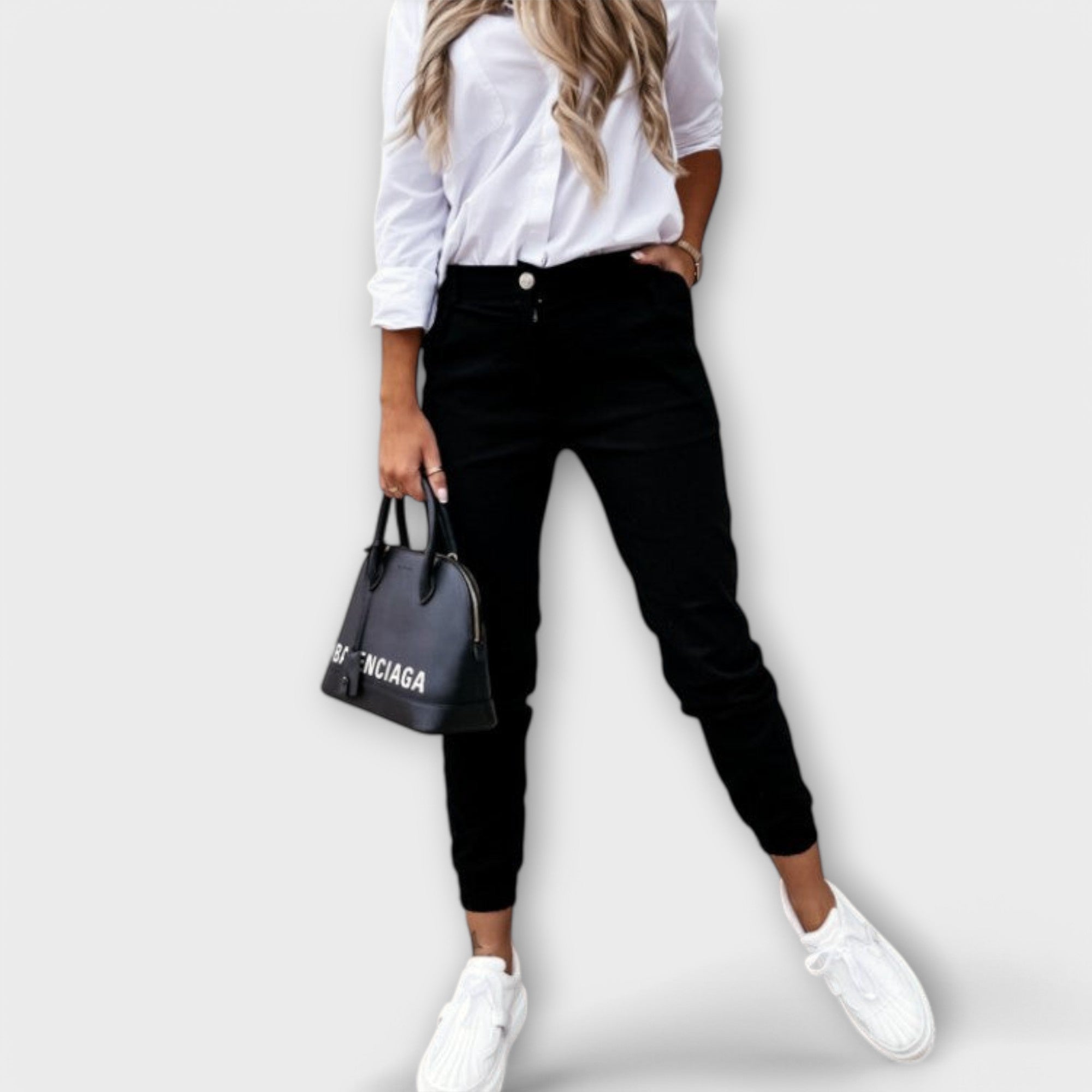 Melania - Pantaloni Elasticizați