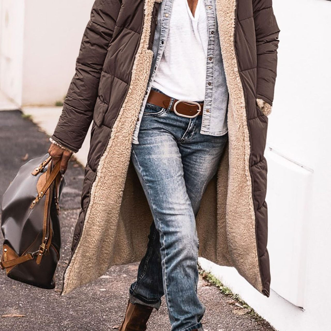 Lucia - Palton lung elegant