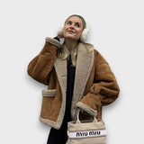 Gina – Geacă caldă cu căptușeală din pluș