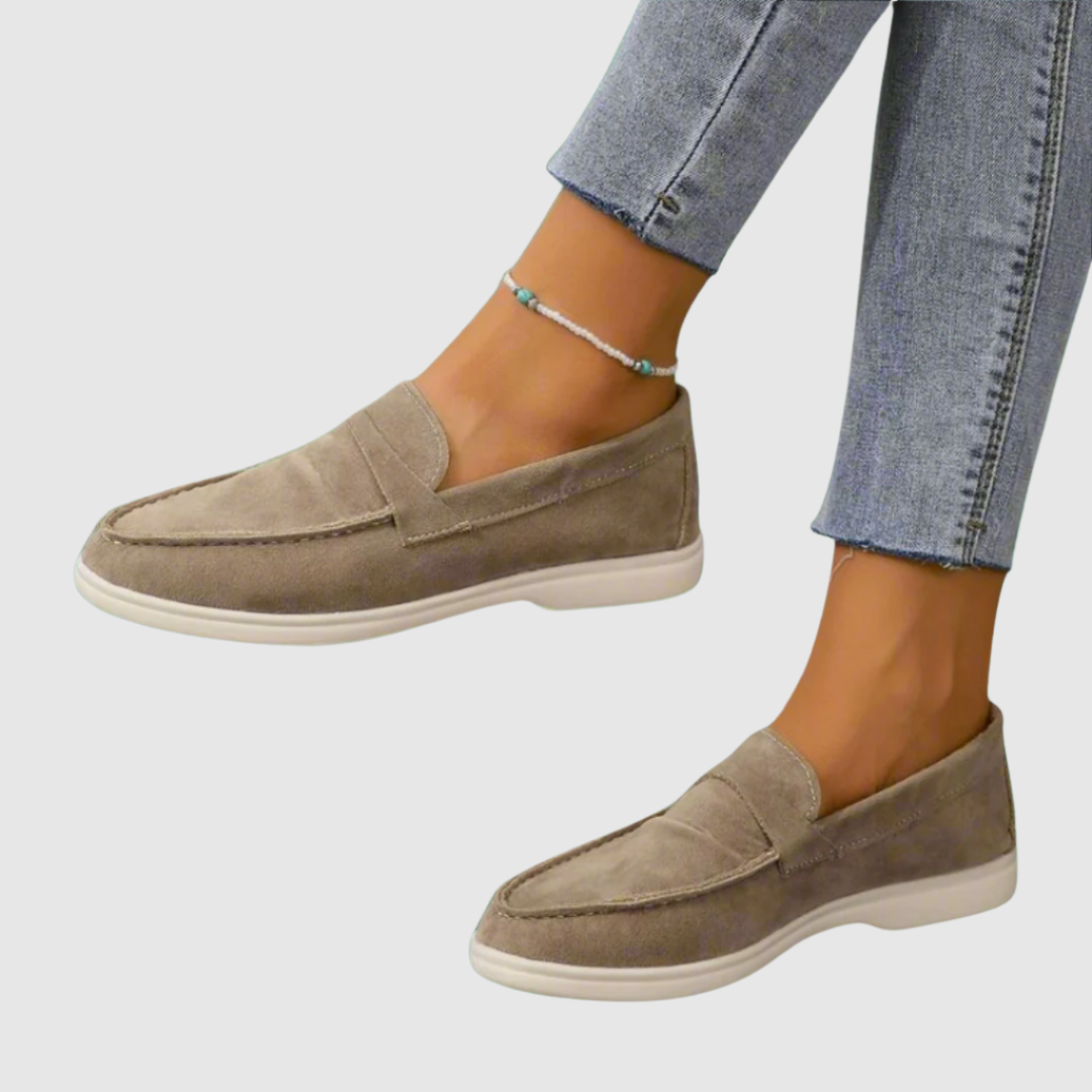 Hannah™ | Mocasini eleganți din suede