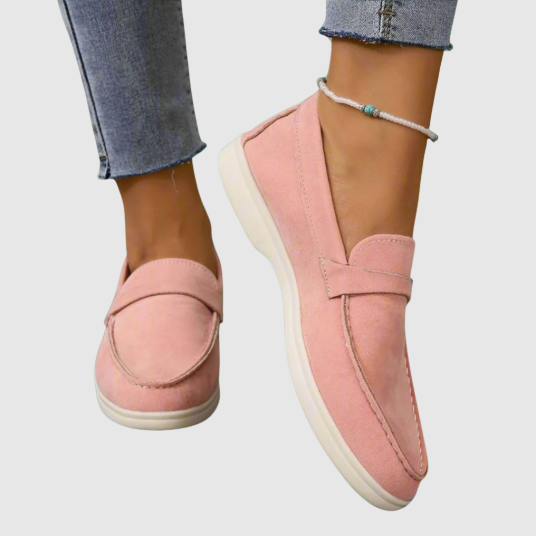 Hannah™ | Mocasini eleganți din suede
