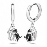 Elisa - Cercei cu iconiță de câine (închidere rotundă)