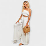 Oralith - Pantaloni Plisati Confortabili