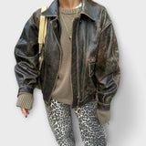 Chandra - Blugi Vintage cu Model Leopard