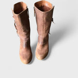 Alma - Botine vintage până la jumătatea gambei