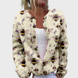 Cămașă elegantă cu motiv din tricot