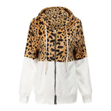 Lea - Hanorac din Fleece cu Design Leopardo