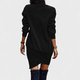 Nicolas - Rochie casual cu mânecă lungă