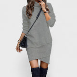 Nicolas - Rochie casual cu mânecă lungă