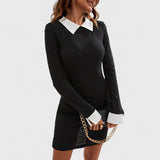 Fatima - Rochie elegantă cu guler