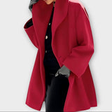 LAORA | Palton din lână luxos, rezistent la vânt