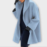 LAORA | Palton din lână luxos, rezistent la vânt