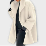 LAORA | Palton din lână luxos, rezistent la vânt